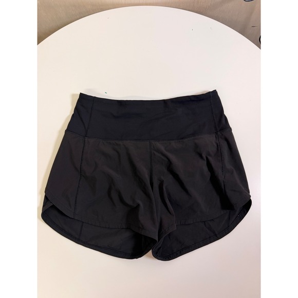 Lululemon Pants - Lululemon Speed Up Shorts Women Size 4 Black Excellent High Rise Running 2.5"